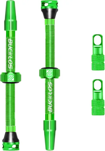 Miniatura 8 de BUCKLOS Vástago de válvula Presta sin cámara 40/44/55/60/65/80/100 mm, kit de vástago de válvula con herramienta de extracción de núcleo para Varios