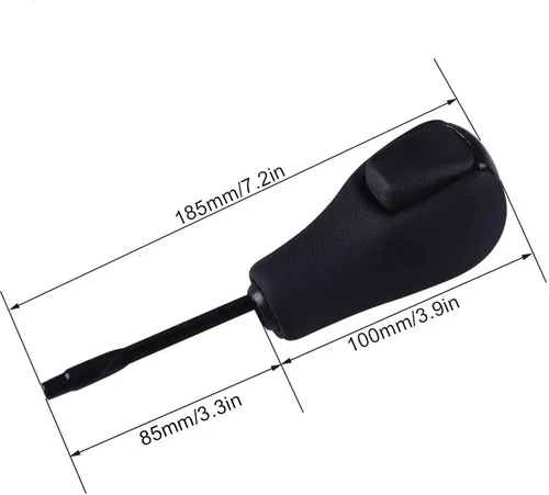 Miniatura 3 de Pomo de palanca de cambios de cuero automático para BMW E36 (1997-1999) E38 E39 E46 Z4 Z3 E53 X5 X3 E60 (negro)