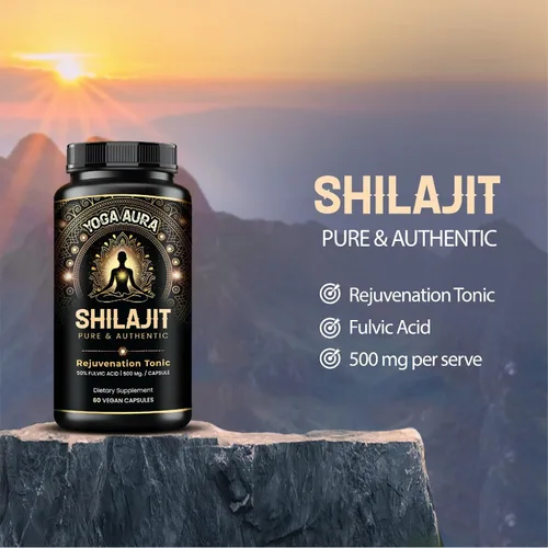 Miniatura 3 de Extracto orgánico de resina Shilajit del Himalaya – 500 mg de potencia máxima, Shilajit puro probado en laboratorio para hombres y mujeres, más