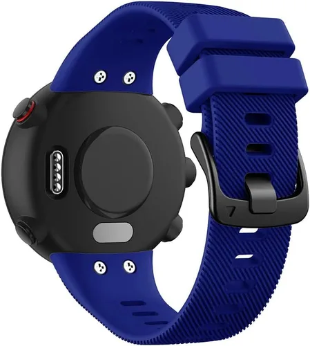 Miniatura 17 de REYDA Correa de silicona compatible con Garmin Swim 2/Forerunner 45, suave, flexible, transpirable, correa de reloj de silicona deportiva