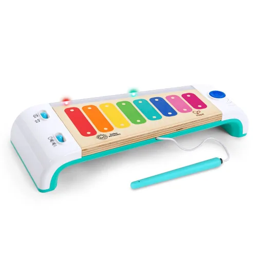 Miniatura 24 de Baby Einstein Strum Along Songs Magic Touch - Guitarra de juguete de madera con barra de Whammy, juguete de aprendizaje musical Montessori