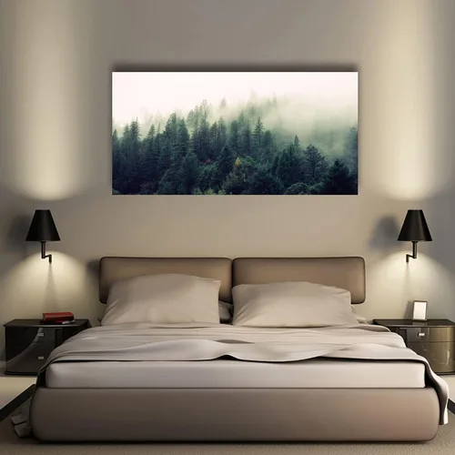 Miniatura 2 de Arte de pared de paisaje, impresiones en lienzo de paisajes naturales, decoración del hogar, bosque verde, pintura de árboles para sala de estar
