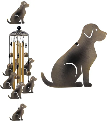 Miniatura 12 de Campanillas de viento de abejas para exteriores, regalos para mamá - Campanas conmemorativas de bronce, atrapavientos de simpatía móvil, decoración