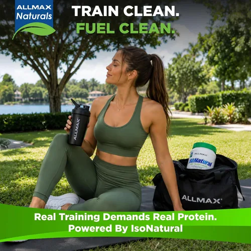 Miniatura 5 de ALLMAX ISONATURAL - Polvo aislado de proteína de suero de leche, 0.95 oz de proteína por cucharada, sin azúcar, cero grasa, 99% sin lactosa, sin