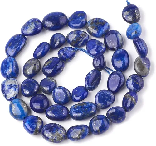 Miniatura 13 de HAAMIIQII - Cuentas sueltas de cristal de amatista púrpura natural de 5-8 mm, pequeñas, irregulares, en forma libre, pulidas, para hacer joyas, 38
