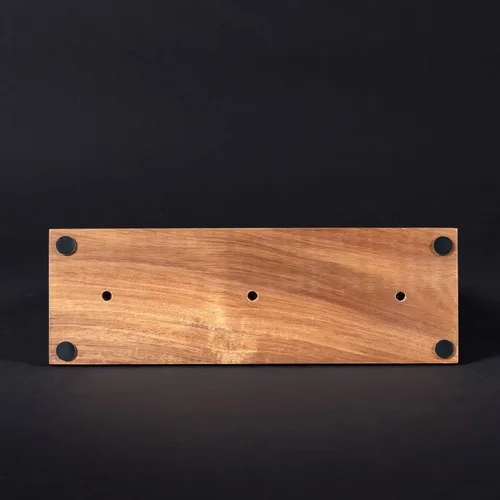 Miniatura 5 de SENKEN - Bloque magnético de madera de acacia natural, imanes de neodimio ultra fuertes de doble cara, soporte para cuchillos para 16 cuchillos