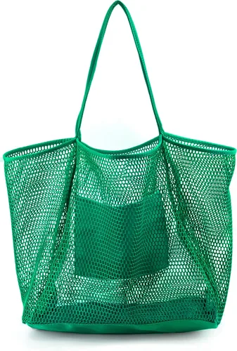 Miniatura 16 de Bolso de hombro para mujer Hoxis de malla, para la playa