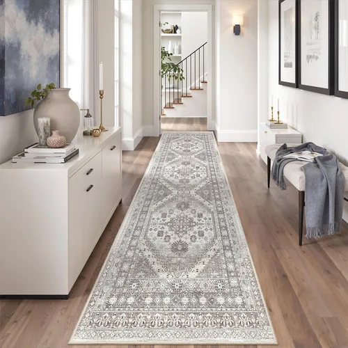 Miniatura 32 de zesthome Alfombra 4x6 - Alfombra Resistente a Manchas Lavable, Alfombras con Respaldo Antideslizante para Sala de Estar, Alfombras Pequeñas de Área