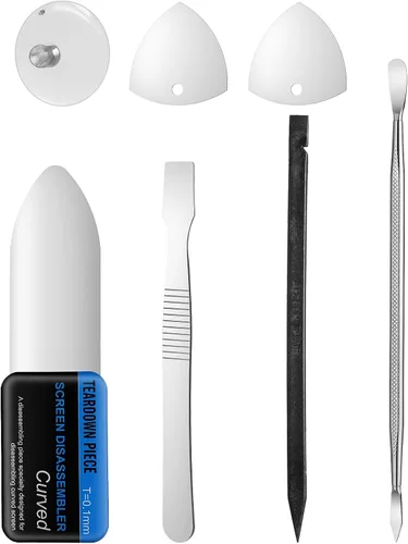 Kit de herramientas de reparación de teléfonos celulares, 7 piezas, herramienta de palanca de metal antiestático, herramienta de apertura de palanca