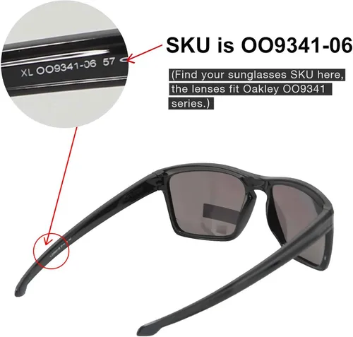 Miniatura 6 de Walleva - Lentes de repuesto para gafas de sol Oakley Sliver XL, varias opciones disponibles