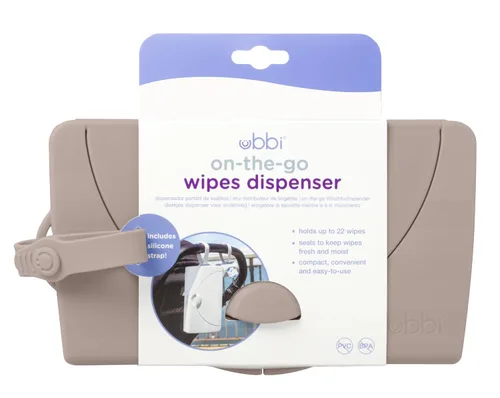 Miniatura 6 de Ubbi On-The-Go Dispensador de toallitas para bebés, contenedor de toallitas portátil para viajes, accesorio de bolsa de pañales imprescindible
