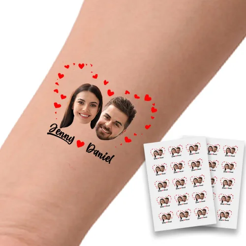 Miniatura 15 de Tatuajes temporales personalizados para fiestas, tatuajes divertidos de cerveza, regalo de cumpleaños para adultos, amigas, mujeres y hombres