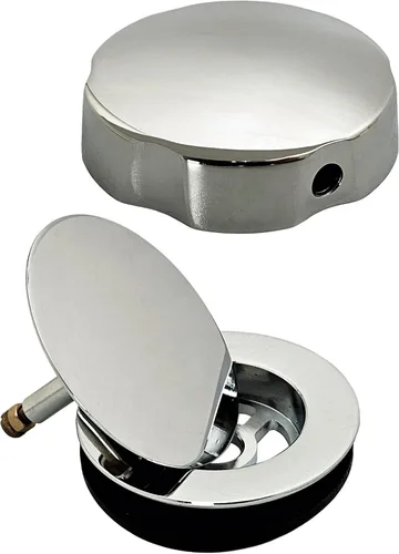 Miniatura 13 de Westbrass D50TE-12A - Moldura de repuesto estándar de 1-1/2 pulgadas para ensamblajes de desagüe de baño de accionamiento por cable, bronce antiguo