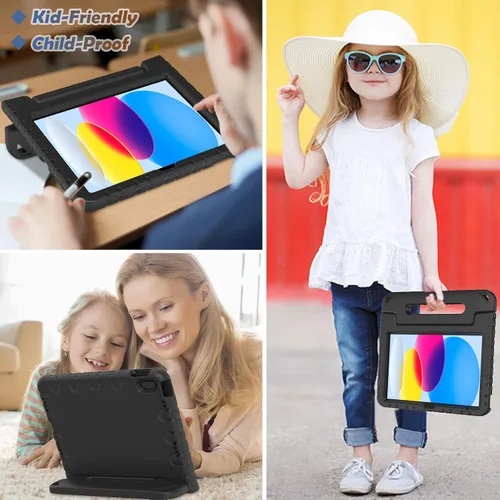 Miniatura 6 de LTROP Funda para Niños para iPad de 11ª Generación (A16) 2025/10ª Generación (10.9 pulgadas, 2022) con Protector de Pantalla, Funda con Mango
