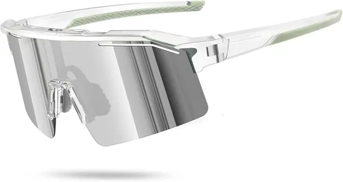 Miniatura 8 de Gafas de sol deportivas para hombres y mujeres irrompibles con protección UV400, gafas de béisbol para correr, ciclismo