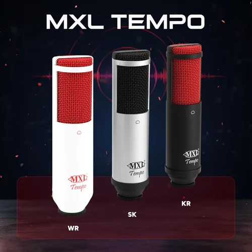 Miniatura 3 de MXL micrófonos Condensador Micrófono, micrófono cardioide, Blanco/Rojo