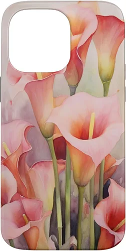 Miniatura 20 de iPhone 13 Pro Calla Lilies Flower Floral Watercolor Case