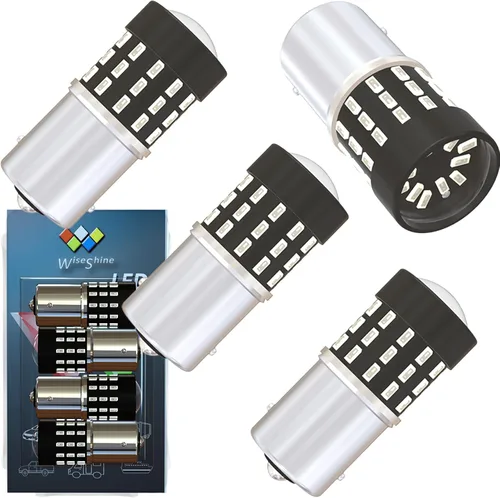 BA15S P21W 1156 1093 1141R 7506R 1003 1073 1159 1295 7507 7511 Rojo 54smd 3014 12V-24V LED súper brillante para freno trasero parking bombillas de