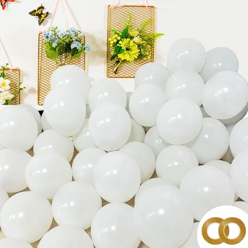 Miniatura 12 de 200 globos de 5 pulgadas de colores surtidos, mini globos de látex arcoíris, pequeños globos de fiesta coloridos para cumpleaños, boda, baby shower