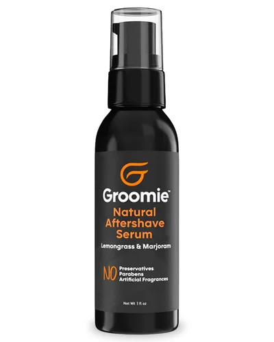 Groomie Suero natural para después del afeitado para hombres calvos, cuidado de la piel de los hombres y después del afeitado para la cabeza, el