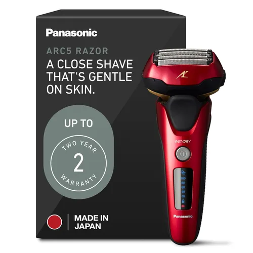 Miniatura 13 de Afeitadora eléctrica Panasonic ARC5 para hombres con recortadora emergente, maquinilla de afeitar húmeda/seca de 5 hojas, afeitadoras eléctricas