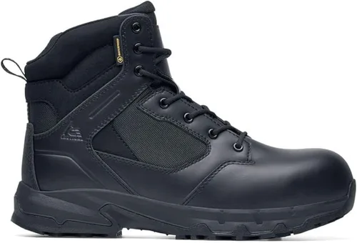 Miniatura 3 de ACE Work Boots Defense, Botas de trabajo unisex de 8 o 6 pulgadas con punta nanocompuesta (NCT), antideslizantes, resistentes al agua, color negro