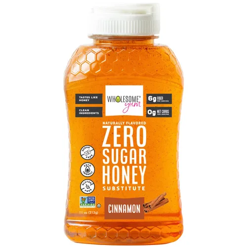 Miniatura 12 de Wholesome Yum Jalapeño Sustituto de Miel Sin Azúcar Cero (Keto) - Alternativa Natural de Miel Sin Azúcar con Fruta del Monje y Alulosa - 0