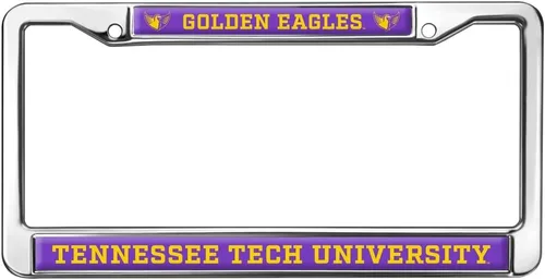 Miniatura 285 de Texas A&M University - Texarkana Mascot - Marco de metal estándar para placa de matrícula de tamaño completo