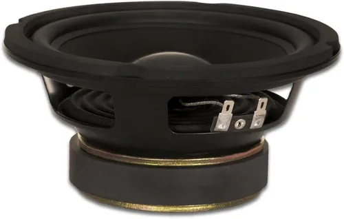 Goldwood Sound GW-6024 - Altavoz de repuesto de goma envolvente de 6.5 pulgadas, 170 vatios, 4 ohmios, color negro