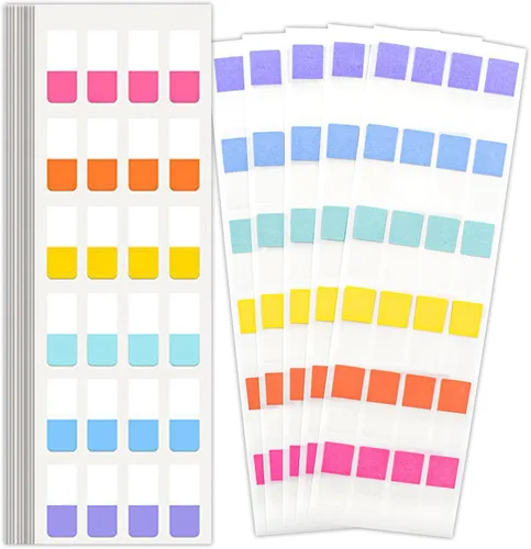 VANRA 960 pestañas adhesivas para índice, pestañas adhesivas a granel, pestañas de archivo, etiquetas autoadhesivas de página, etiquetas de colores