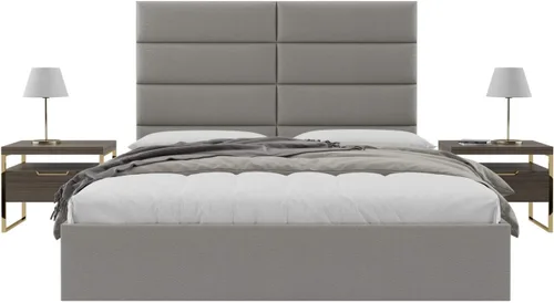 Miniatura 61 de Vänt - Paneles tapizados de cabecera para montar en la pared, diseño Isabelle, 60 x 23 pulgadas, configuración de 4 paneles individuales, Cuero