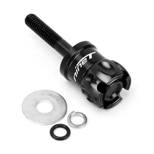 Miniatura 4 de Modeer Reemplazo de tornillo de montaje de tornillo de montaje de tornillo CNC para motocicleta CNC, sin herramientas, reemplazo de liberación Negro