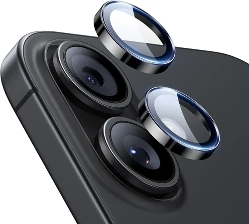 ESR Protector de Lente de Cámara para iPhone 15/15 Plus/14/14 Plus, Protectores de Lente Individuales Ultrarresistentes HD, Resistente a Arañazos,