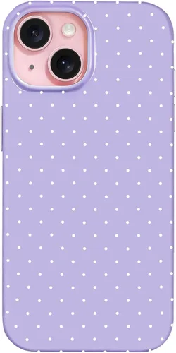 Miniatura 152 de Hython Funda para iPhone Air, diseño estético de lunares lindos, funda simple de 6.5 pulgadas, delgada, antiarañazos, parachoques de TPU suave, a