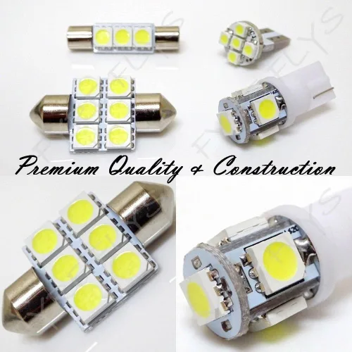 Miniatura 2 de Luces interiores LED blancas de 11 piezas para Hyundai Santa Fe 6000K serie 5050 SMD 2013-2020 Kit de paquete y herramienta de instalación