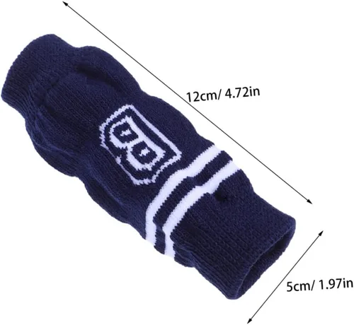 Miniatura 2 de 4pcs Dog Elbow Support Sleeves Knitted Leg Warmers Warm Hock Covers for Dogs Pet Elbow Protector Easy Cleaning