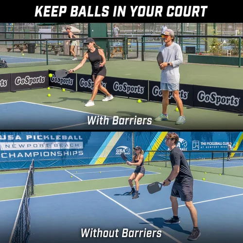 Miniatura 3 de GoSports Pickleball Ball Barrier 3 Pack - Choose Brandable or Pre-Branded - Court Dividers for Pickleball Courts
