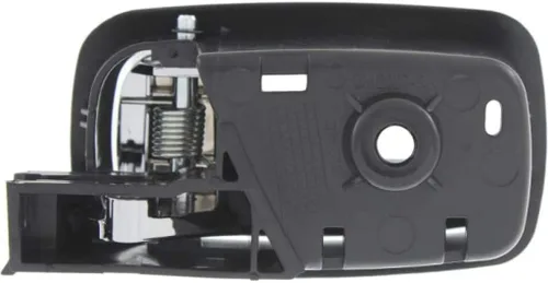 Miniatura 4 de Para Chevy Cobalt 2005-2010 Manija de puerta interior Trasero lado del pasajero Bisel negro con palanca cromada Trim:All Submodels