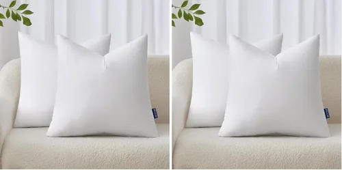 Miniatura 15 de MIULEE - Relleno de cojín cuadrado, cojín decorativo para cama, sillón y sofá, 18 x 18 pulgadas