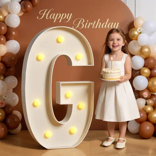 Miniatura 66 de Números de marquesina de 4 pies de alto, 4 pies de alto, números grandes iluminados 0 para 30, 40, 50, 60, decoración de fiesta de cumpleaños