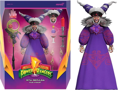 Miniatura 9 de Super7 Mighty Morphin Power Rangers ULTIMATES! Wave 3 - Figura de acción de Blue Ranger
