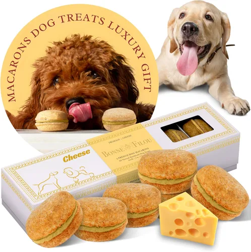 Miniatura 16 de Bonne et Filou Golosinas para perros, pasteles de mantequilla de maní, regalo de cumpleaños para perros de raza mediana a grande – Pasteles