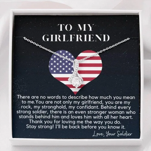 Joyería con tarjeta de mensajes, regalos personalizados, collar hecho a mano, tarjetas para novia, regalo de relación a larga distancia para novia,