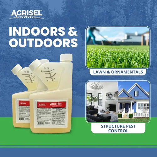 Miniatura 3 de Agrisel Zone Plus - Control de insectos y plagas, amplio espectro, para interiores y exteriores, eficaz contra 100 plagas, ecológico, 16 onzas
