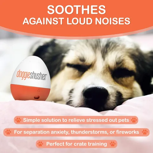 Miniatura 5 de Máquina de sonido portátil para perros, calmante ruido blanco para perros, alivio de ansiedad por separación para mascotas, perfecta