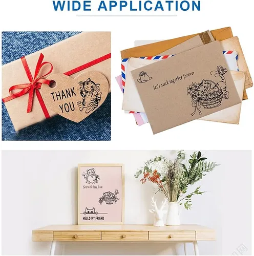 Miniatura 7 de Sellos transparentes de fondo de gaviotas para hacer tarjetas y decoraciones de álbumes de fotos, palabras de bendición, sellos de goma transparente