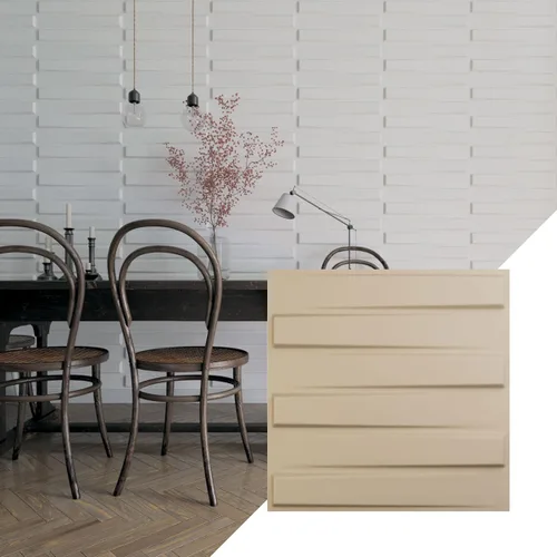 Miniatura 13 de Ekena Millwork 19 5/8 pulgadas de ancho x 19 5/8 pulgadas de alto, Keyes EnduraWall decorativo 3D, laguna satinada (cubre 2.67 pies cuadrados).