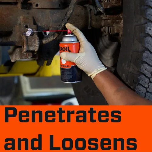 Miniatura 3 de Kroil Aerokroil Penetrant - Lubricante penetrante de óxido - Aceite inhibidor de la corrosión para cadenas, bisagras y piezas metálicas pegadas, uso