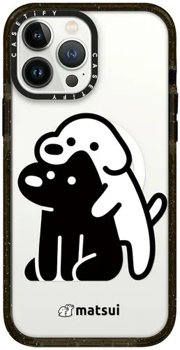 Miniatura 498 de Funda Impact de CASETiFY para iPhone 13 Pro Max con Magsafe - Estuche Claro Cuento de Invierno - Claro Negro Estuche transparente Winter Tale