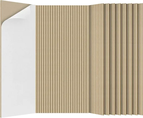 Miniatura 16 de Paquete de 5 paneles acústicos, paneles acústicos de pared de 47.2 x 23.6 x 0.4 pulgadas, grandes paneles insonorizados, paneles autoadhesivos a